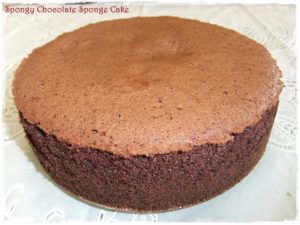 how to make chocolate sponge cake at home